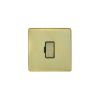 Eurolite Concealed 3mm Unswitched Fuse Spur Antique Brass
