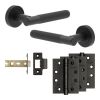 Complete Venice Door Handle Pack - Internal Doors - Black - By Frelan Hardware - JE-F2A-MB