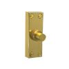Jedo Bell Pushes 80x30mm Polished Brass - By Frelan Hardware - JV18PB