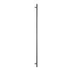 Matt Black SS (316) 1.8m Offset T Bar Handle Bolt Fix 32mm Ø