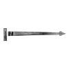 Black 35" Hook & Band Hinge - Cranked (pair)