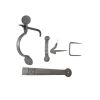 Antique Gate Catches 233mm Pewter - By Frelan Hardware - HF47