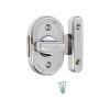 Delta Bathroom Latch Big Polished Chrome