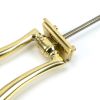 Polished Brass Slimline Art Deco Door Knocker