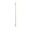 Aged Brass (316) 1.5m T Bar Handle Secret Fix 32mm Ø