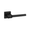 SPECIAL ORDER Oro&Oro Aria Lever Door Handle on Square Rose - Matt Black