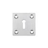 Zoo Hardware Square Standard Profile Escutcheon 50mm - Satin Chrome