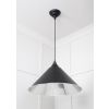 Smooth Nickel Hockley Pendant in Elan Black