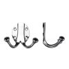 Zoo Hardware Double Robe Hook - Polished Chrome