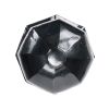 Black Octagonal Centre Door Knob