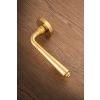 Valli Teseo Lever on Round Rosette - Polished Brass PVD