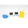 Stainless Steel Cleaner Kit (conditioner-100ml, shampoo-100ml, sponge & gloves)