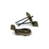 Burnished Brass 50mm Euro Door Pull (Back to Back fixings)