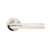 Polished Nickel Brompton Lever on Rose Set (Plain)