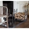 Pewter Rectangular Log Holder
