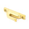 Polished Brass Hook Plate