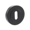 Old English Key Escutcheons - Matt Black (Pair)