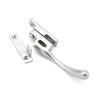 Satin Chrome Night-Vent Locking Peardrop Fastener - RH