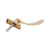 Peardrop Espag Locking Fastener (LH) Polished Brass