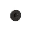 Senza Pari WC Turn and Release on Minimal Round Rose - Urban Dark Bronze