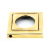 Aged Brass Newbury Lever on Rose Set (Square) - Unsprung