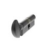 AGB Euro Profile 5 Pin Cylinder Key to Turn 35-35mm (70mm) Keyed Alike - Matt Black