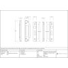 Black ½" Rebate Kit for Euro Sash Lock