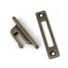 Burnished Brass Locking Reeded Fastener