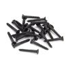 Black 8x1¼" Countersunk Screws (25)