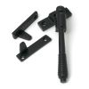 Matt Black Night-Vent Locking Reeded Fastener