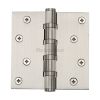 Heritage Brass Hinge Brass with Ball Bearing 4" x 4" Satin Nickel finish