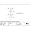 Pewter 4" Butt Hinge (pair)