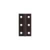 Millhouse Brass Cabinet Butt Hinges 50mm x 28mm x 2mm - Urban Dark Bronze