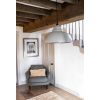 Smooth Nickel Harborne Pendant in Bluff
