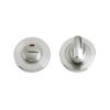 Zoo Hardware Turn and Release c/w Indicator complete with escutcheons and 5mm spindle 50mm dia - Satin Stainless