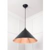 Smooth Copper Hockley Pendant in Elan Black