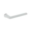Tupai Rapido 5S Line Tavira Lever Door Handle on Concealed Round Rose - White (Pair)