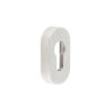 CRES Oval Satin Stainless Steel Euro Escutcheon - By Frelan Hardware - CRES403SSS