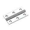 Zoo Hardware Solid drawn brass butt hinge - 64 x 35 x 2mm - Polished Chrome