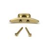 Satin Brass Marine Cleat Hook
