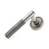 Pewter Brompton Lever on Rose Set (Beehive)