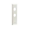 Burlington II Lever Plate Choices Bathroom Polished Nickel - By Frelan Hardware - BUR453PN