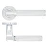 Zoo Hardware Bilbao lever on rose - Polished Chrome
