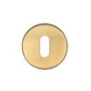 Zoo Hardware Standard Profile Escutcheon - 52 Dia - Grade 201 - PVD Satin Brass