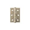 Atlantic CE Fire Rated Grade 7 Ball Bearing Hinges 3" x 2" x 2mm - Satin Nickel (Pair)
