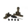 Burnished Brass Beehive Brighton Fastener - Narrow (Square)