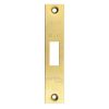 Zoo Hardware Square Forend, Strike and Escutcheon Pack t/s ZFB02 Fire Brigade Lock - Polished Brass