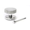 Polished Marine SS (316) Brompton Centre Door Knob (Art Deco)