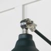 Smooth Nickel Brindley Wall Light in Dingle