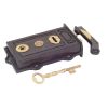 Iron Davenport Rim Lock